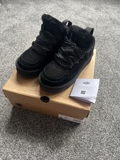 UGG Lowmel Trainers Black Size Uk 4.5 Brand New Authentic In Box