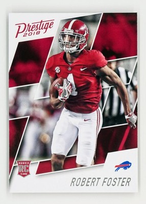2018 Panini Prestige #221 Robert Foster Rookie RC Buffalo Bills
