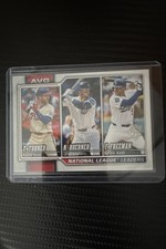 2026 Topps Series 1  League Leaders Freddie Freeman, Trea Turner, Nico Hoerner  