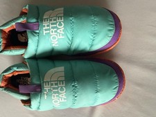The North Face ThermoBall Traction Mule Slippers Teal Orange Purple Men’s 13