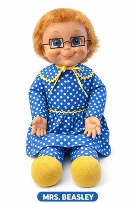 Mrs Beasley Doll Glasses. Black Plastic Superior Quality! Read Description - Image 1 of 3
