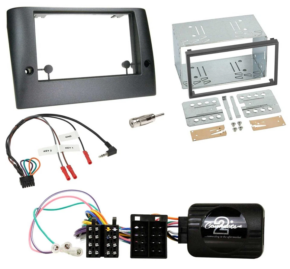 Blaupunkt Lenkrad DVD Bluetooth DAB 2DIN USB Autoradio für Fiat Stilo 2005-2007 - Bild 3 von 4