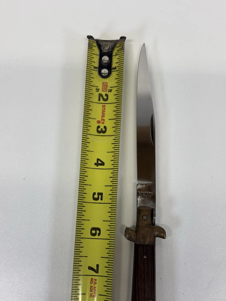 复古罕见意大利 Rostfrei 匕首刀片折叠 Pock 刀 11 — 第 3/4 张图片