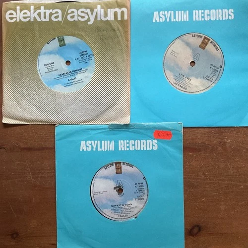 JOB LOT - THE EAGLES / FREY / HENLEY  -  5  x 7 “ SINGLES - ALL LISTED