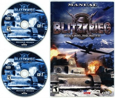 Blitzkrieg: Rolling Thunder (Windows PC, 2004) TESTED Resurfaced