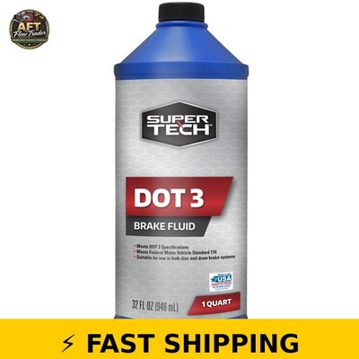 Super Tech DOT 3 Brake Fluid 32 oz - Universal