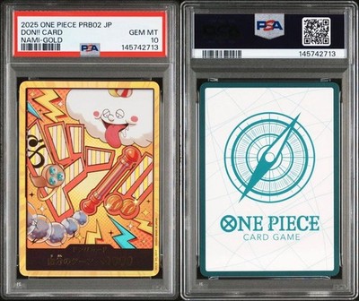 Nami Gold Don PSA 10 One Piece Trading Card Collectible Card Game