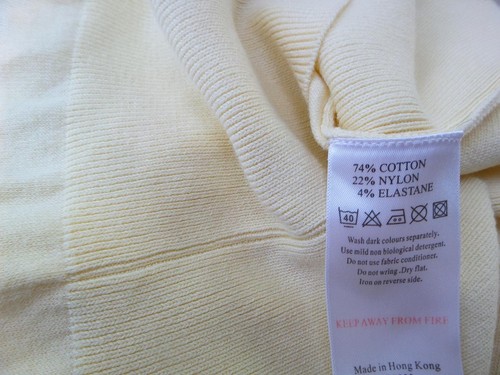 Monsoon Size 36 Ivory Buttoned Cardigan Cotton Short Sleeve Fine Knit - Picture 5 of 5