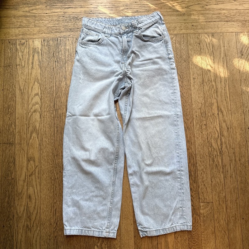 H&M Kids Baggy Jeans Light Blue Denim Size US 14 / 11-12Y