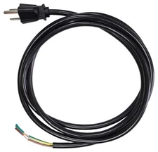 2pc MULTICOMP PRO 'MC-466-DC Power Cord, Nema 5-15P-Free End, 6.6 ; Connect