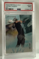 2024 Upper Deck Portfolio - Spx Justin Thomas #SPX-3 /699