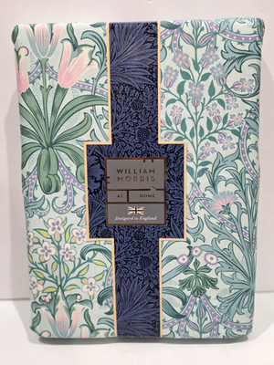 NWT WILLIAM MORRIS FLORAL WOODLAND WEEDS SUMMER QUEEN SHAMS DUVET COVER SET RARE