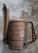 Vintage Swingspout Copper Clad One Quart Oil Can