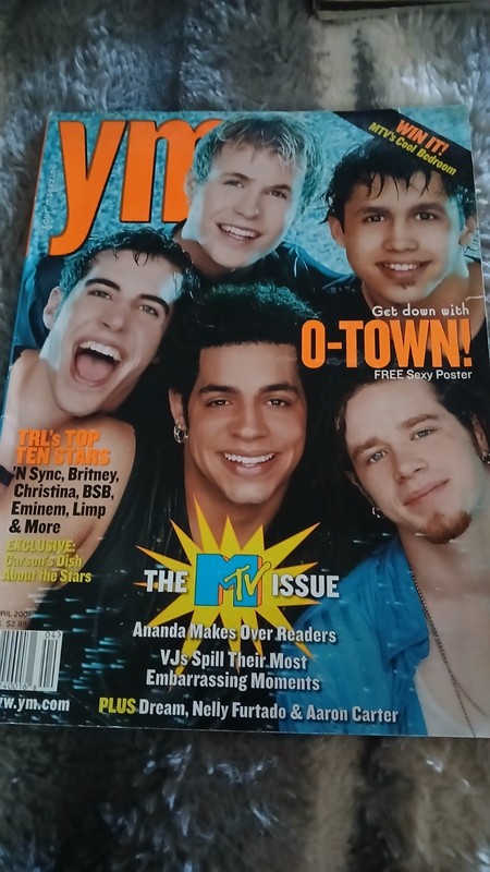 YM Magazine April 2001 Otown NSYNC Backstreet Boys Britney Spears Y2K