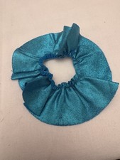 Vintage Blue Silky Scrunchy Or A Vintage Mini Skirt
