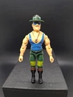 Vintage 1989 v4 GI Joe Sgt Slaughter Marauder Blue Shirt Action Figure W/ Protec