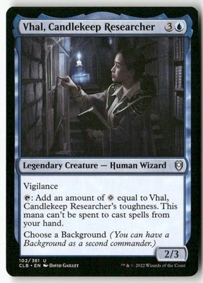 #102 - Vhal, Candlekeep Researcher - Uncommon WB2 U Lightly played