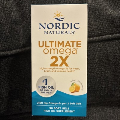 Nordic Naturals Ultimate OMEGA 2X Softgels, 215 MG 90 Soft Gels 11/28