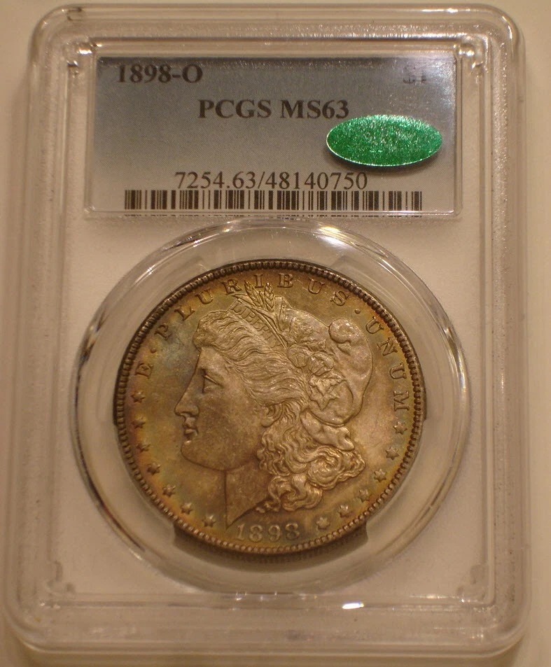 New Orleans Grade MS 63 1898 Year Morgan US Dollars (1878-1921