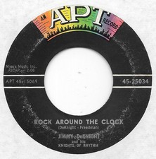 JIMMY DEKNIGHT Rock Around The Clock on Apt rockabilly 45 HEAR
