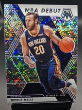 2019-20 Panini Mosaic #279 Nicolo Melli Fast Break Silver Prizm Rookie RC