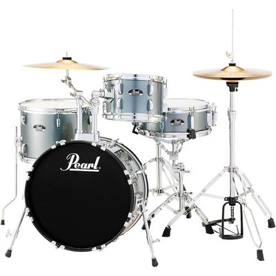 Pearl Roadshow 4Piece Jazz Drum Set Charcoal Metallic