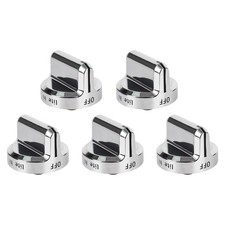 5PCS Range Control Knob Replacement 5304502763 For Frigidaire Oven Gas Stove