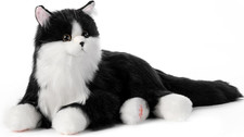 Interactive Companion Robot Cat Pets, Handmade Weighted Stuffed Animals, Cat Plu