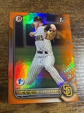 DYLAN LESKO 2022 Bowman Draft #BD-27 1st Edition Orange Foil /25