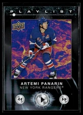 2024-25 Upper Deck Playlist edr Artemi Panarin New York Rangers #PL-17