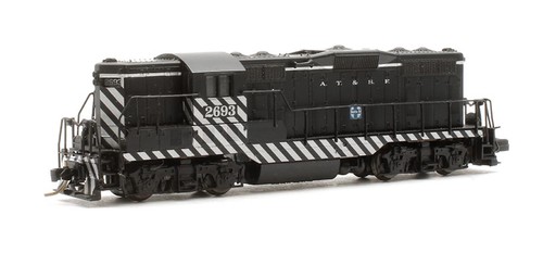 ATLAS "N" SPUR 48030 SANTA FE SCHWARZ/WEISS AT&SF GP7 EMD 2693 DIESELLOK | Zustand: Used