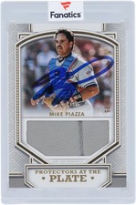 Mike Piazza Dodgers Signed 2022 Topps Definitive Collection PPR-MP 1/25 BAS Card