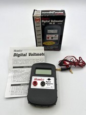 Hobbico Digital Voltmeter Mk III HCAP0356 LCD Battery Tester Black Plastic