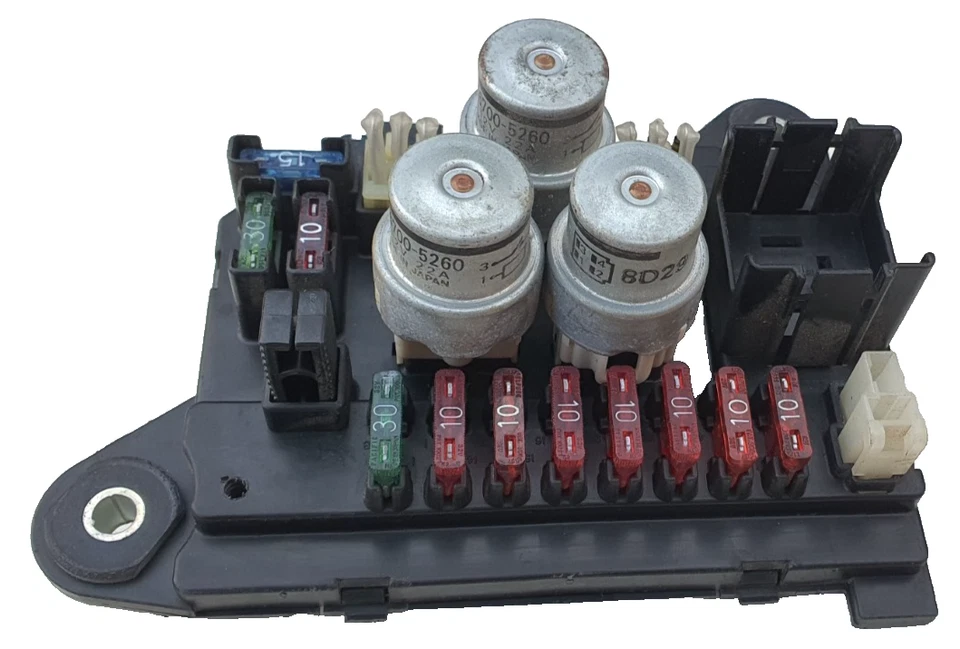 Caja de conexiones de fusibles Kawasaki GPZ750 caja de fusibles panel de relé 1985 GPZ 750 EE. UU. Foto 3 de 4