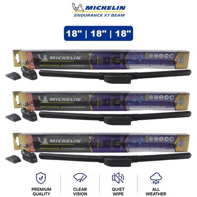 Michelin Endurance XT Beam 18''/18''/18'' 3-Pc Wiper Blade Set For Lynx 81-87