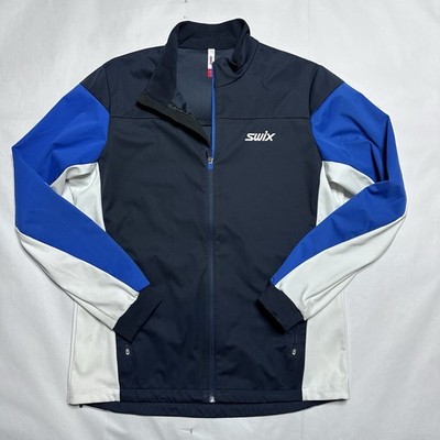 Swix Men's Large L Stretch Cross Wind Resistant Softshell Nordic Ski Jacket