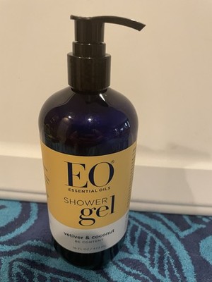 EO Essential Oils Shower Gel Vetiver Coconut 16 OZ 1 Bottle