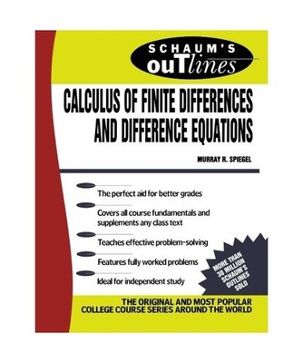 Schaum's Outline of Calculus of Finite Differences and Difference Equations, Mur