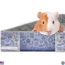 Paw Inspired Critter Box Washable Cage Liner - Fleece Bedding & Waterproof Base