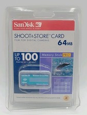 NEW SanDisk Memory Stick Pro Magic Gate 64MB Genuine Camera Memory Card