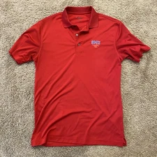 SMU Mustangs Polo Shirt - SMALL Oxford America