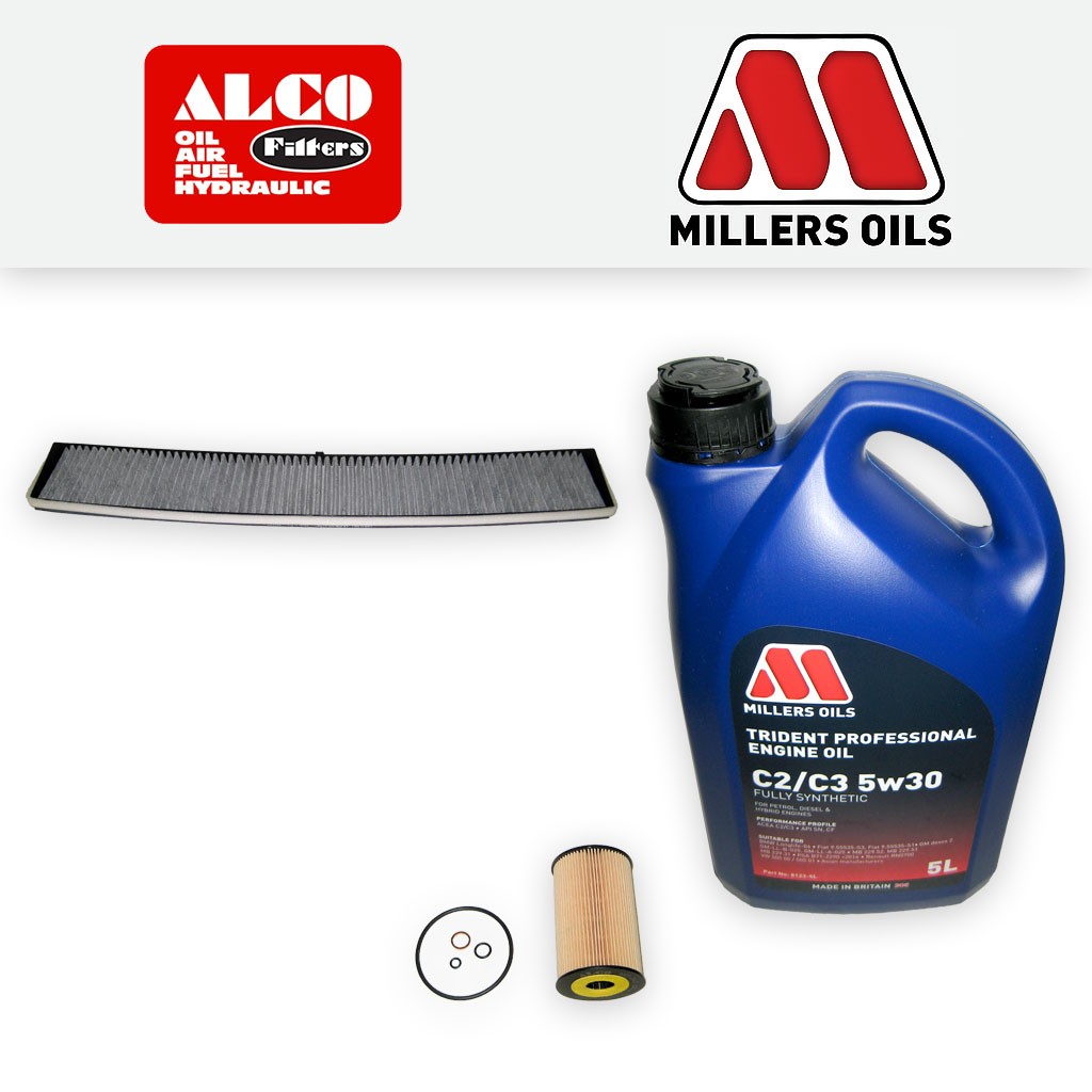 SERVICE KIT for BMW 3 SERIES E46 316I 318I M43 OIL CABIN FILTER +OIL (1997-2002)