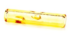 Glas Filtertip 8mm Gelb handgearbeiteter Zigaretten Filter zum selbst eindrehen