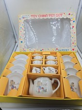 Vintage Toy China Tea Set 16 piece Service for 4 Children Made In Japan