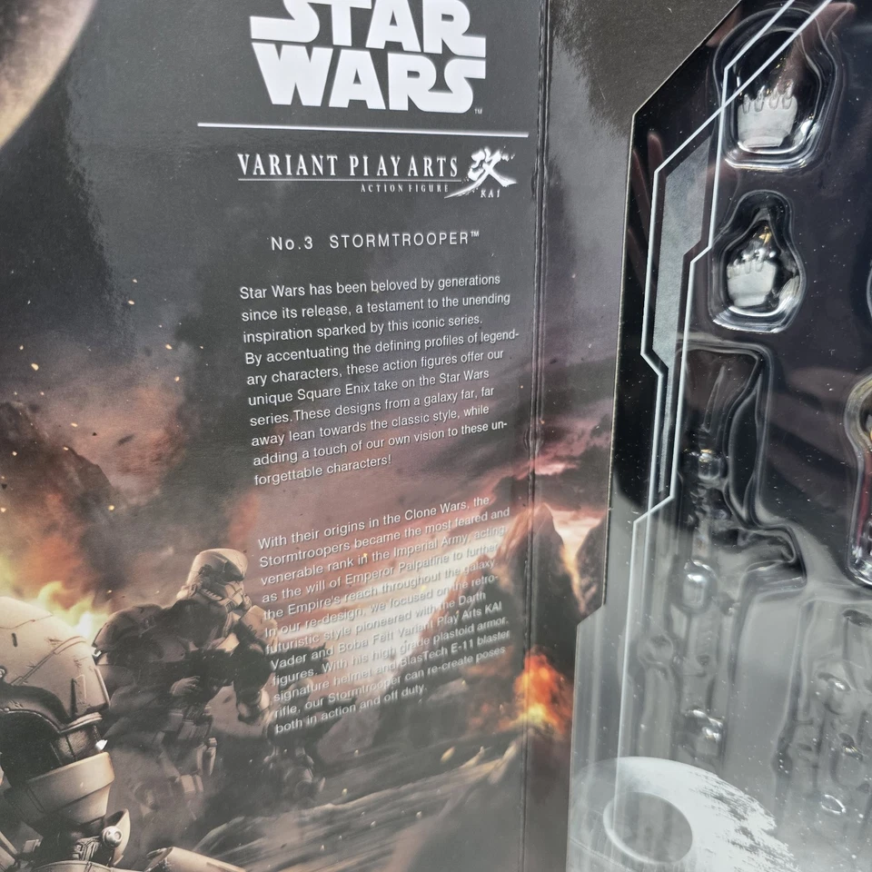 Square Enix Variante Star Wars Play Arts Kai No. 3 Stormtrooper japoneses Foto 3 de 4