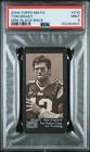 2008 TOPPS MAYO MINI-BLACK BACK #210 TOM BRADY PSA 9
