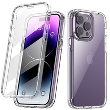 Case For iPhone 16 ProMax 15 14 Plus 13 12 Mini Shockproof Full Protective Cover