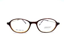 New Vtg Jordache Eyeglasses Burgundy Brown Petite Oval Frame JD-55 BUR 48 18 138