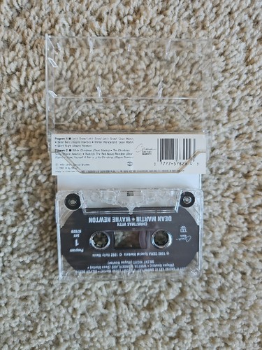 Christmas With Dean Martin & Wayne Newton Cassette Tape 1992 - Picture 3 of 4