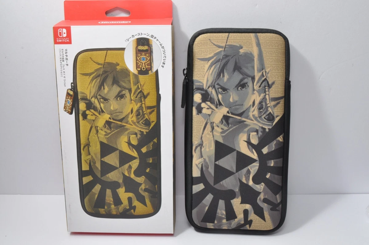 The Legend of Zelda Breath of the Wild Nintendo switch pouch link zelda edition